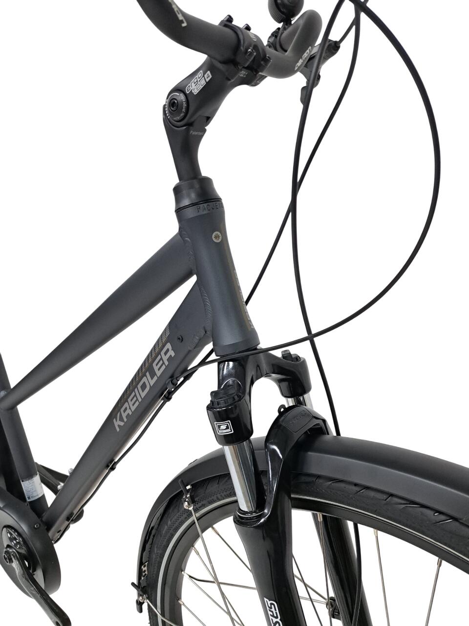 Refurbished, Bicicletta da trekking Kreidler LD - 28 pollici, taglia L, nera 4/7