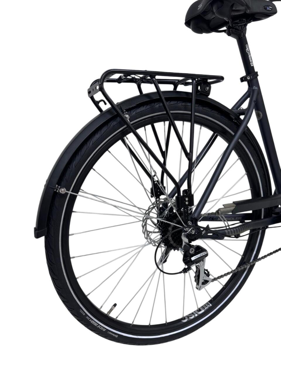 Refurbished, Bicicletta da trekking Kreidler - 28 pollici, taglia M, nera 5/6
