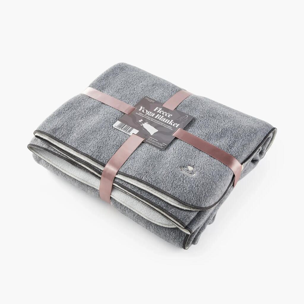 Myga Fleece Yoga Blanket - Stone