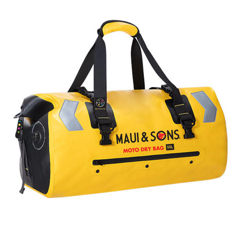Geantă impermeabilă Maui & Sons 55 L, 60x30x50 cm, Negru