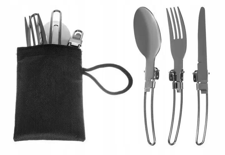 Set complet camping pentru gatit, 18 piese, aluminiu 2/7