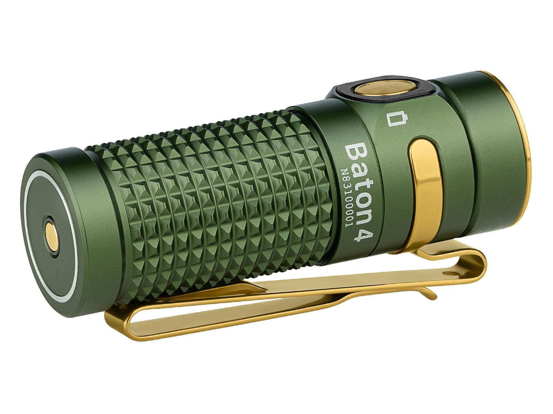 Olight Baton 4 - Lampe de poche EDC rechargeable, 1300 lumens, OD Green 3/7