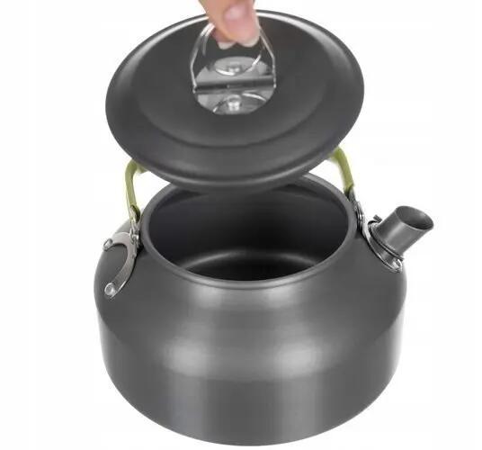 Set complet camping pentru gatit, 18 piese, aluminiu 4/7