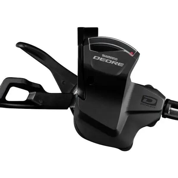 SHIMANO Deore M6000 STI 10-speed shifter in aluminium.