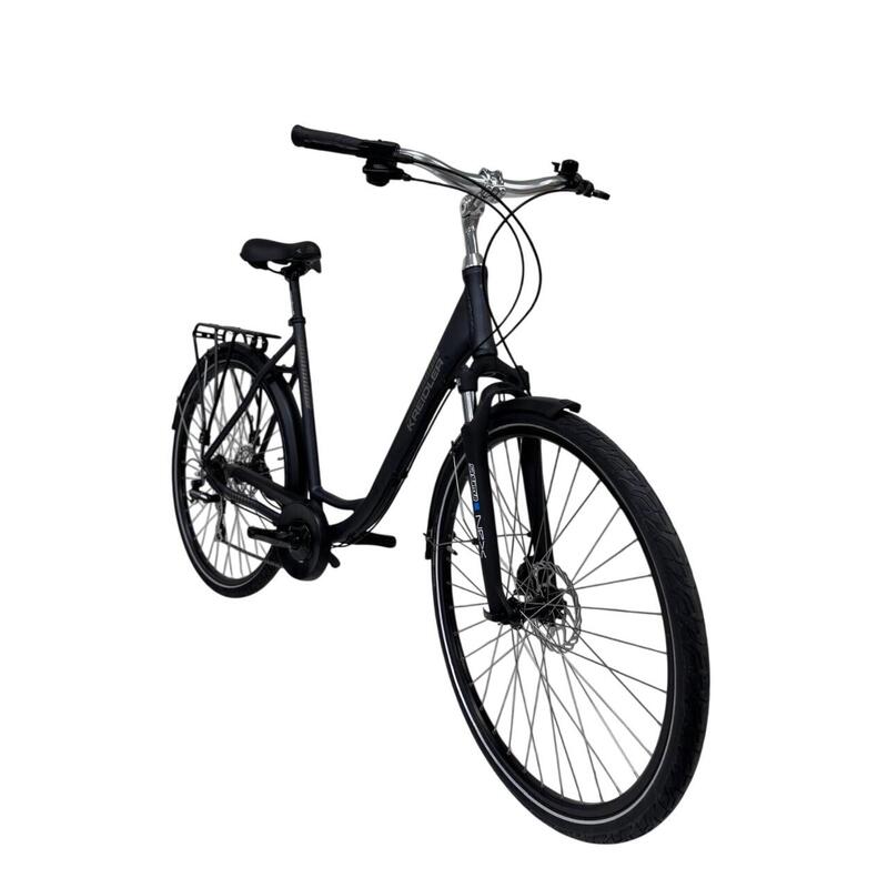 Bicicleta Trekking Kreidler - 28 Inch, L, Negru