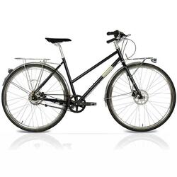28" Vélo urbain femme STREET CrMo GATES CARBON DRIVE BELT Shimano 7 vitesses