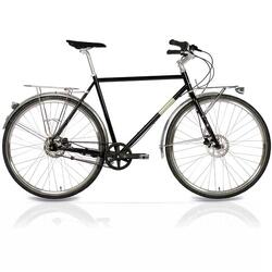 28" Vélo urbain homme STREET CrMo GATES CARBON DRIVE BELT Shimano 7 vitesses