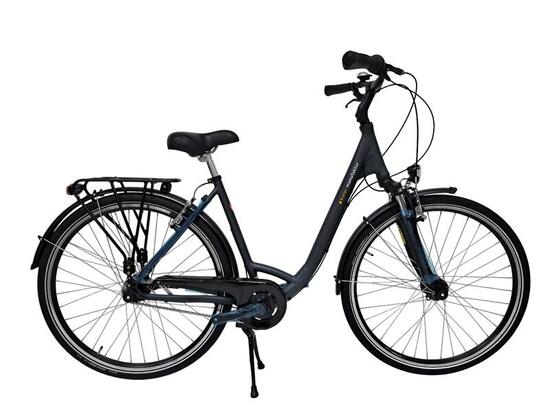 Überholtes Kieler City-Fahrrad – 28 Zoll, M, Grau