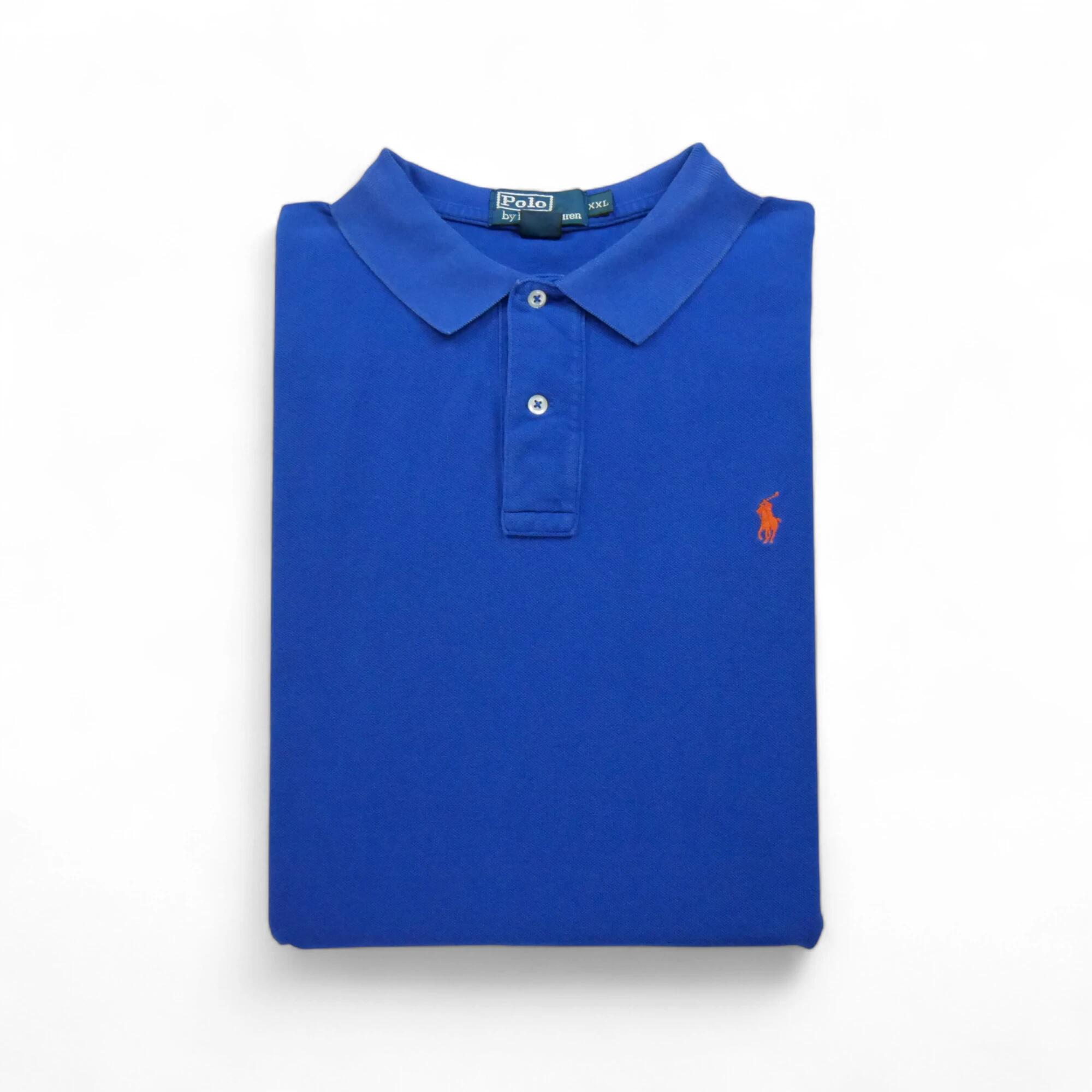 Ralph Lauren - Reconditionné - Polo Manches Courtes Homme Bleu - Très Bon État - Polo Manches Courtes - Bleu - Decathlon