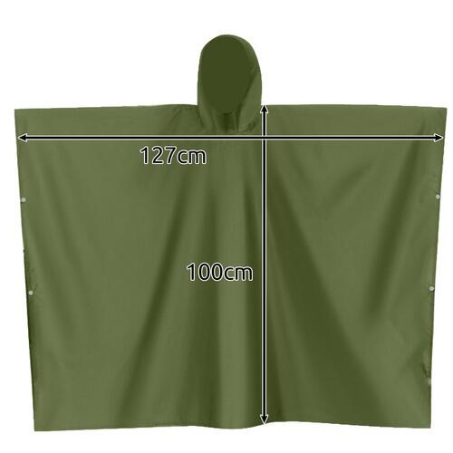 Pelerina de ploaie cu gluga, oversize, impermeabila, lungime  127 x 100 cm