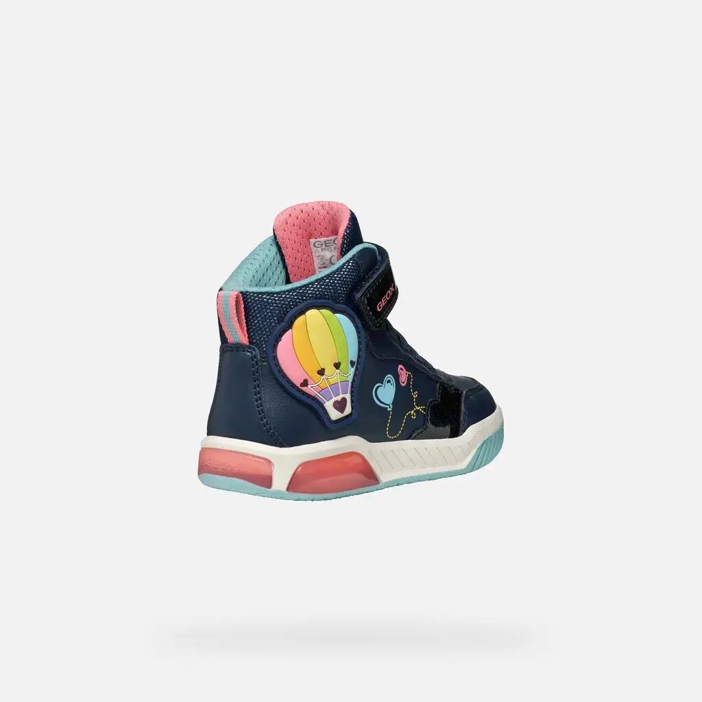 Baskets Fille INEK GIRL Bleu Marine/Vert D'eau 5/7