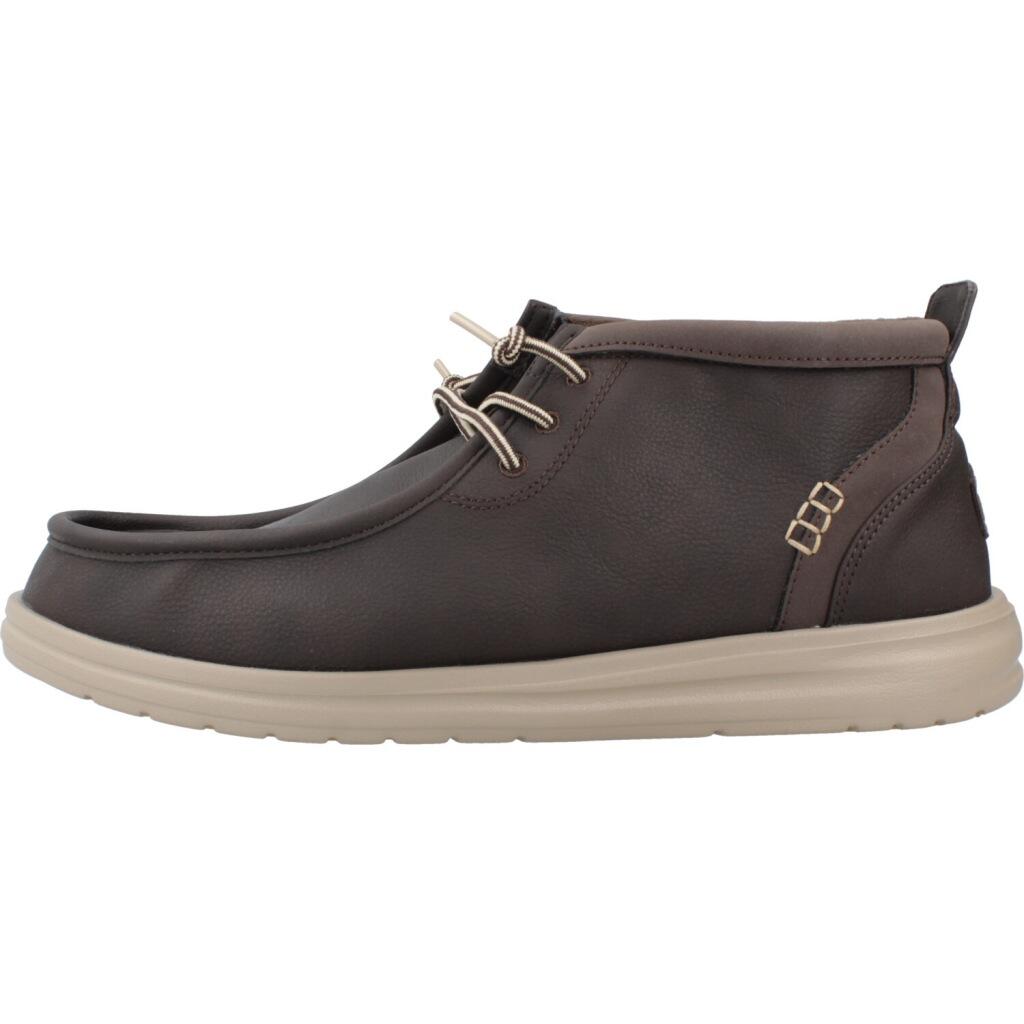 Sneakers Hey Dude Model Wally Mid Gripr Classic Kleur Bruin 2/5