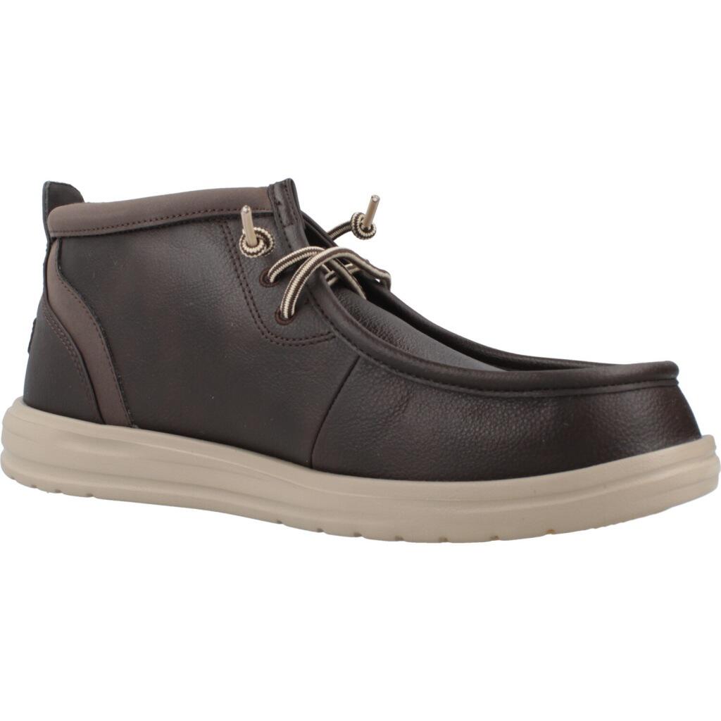 Sneakers Hey Dude Model Wally Mid Gripr Classic Kleur Bruin 5/5
