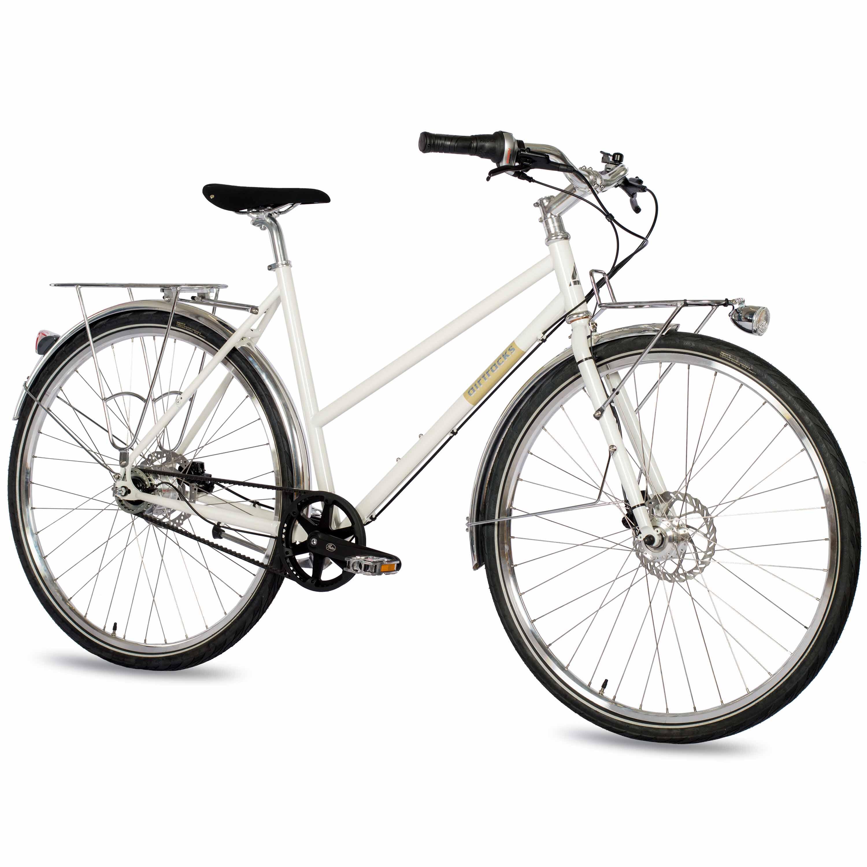 28" Bicicletta urbana da donna STREET CrMo GATES CARBON DRIVE BELT Shimano 7 3/3