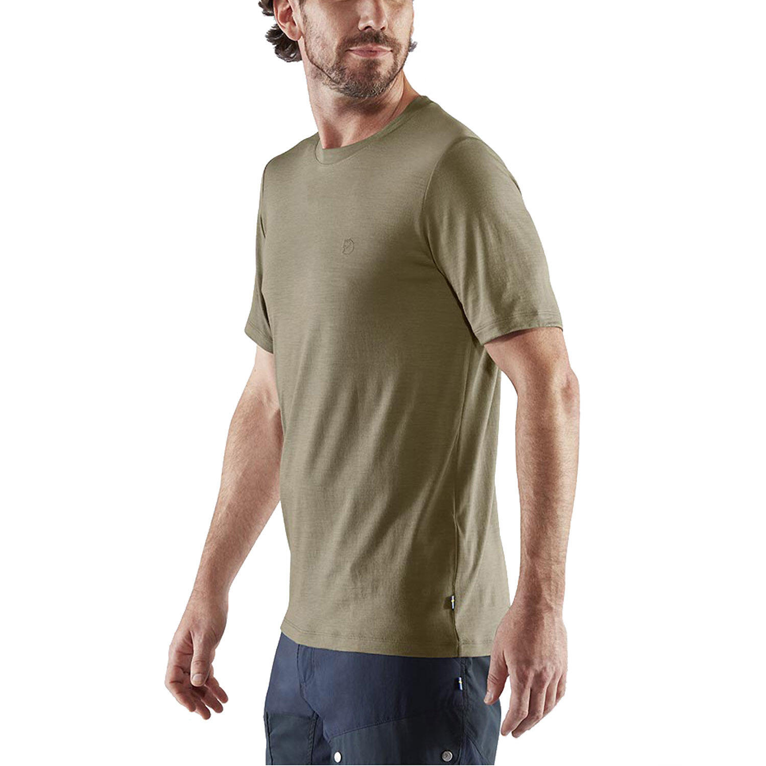 Herren T-Shirt Abisko Wool 6/7