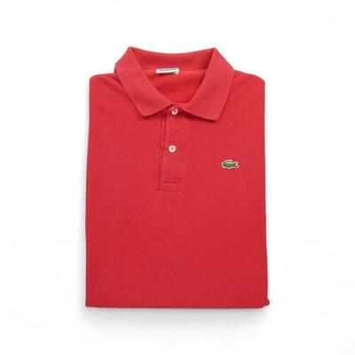 Tweedehands - korte mouw heren polo shirt rood - goede staat