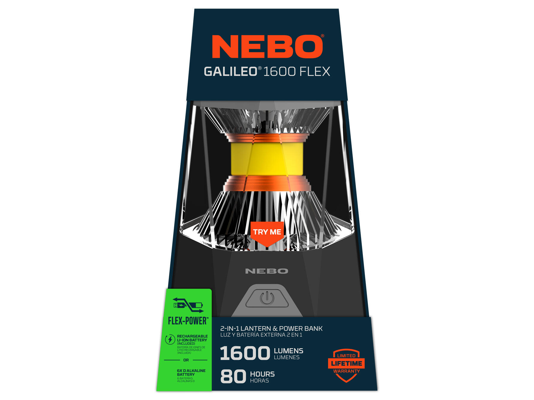 Nebo Galileo 1600 Flex - Wiederaufladbar 4/7
