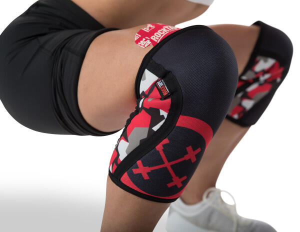 RockTape - Assassins Red Camo 7 mm-elleboogbeschermer L 5/5