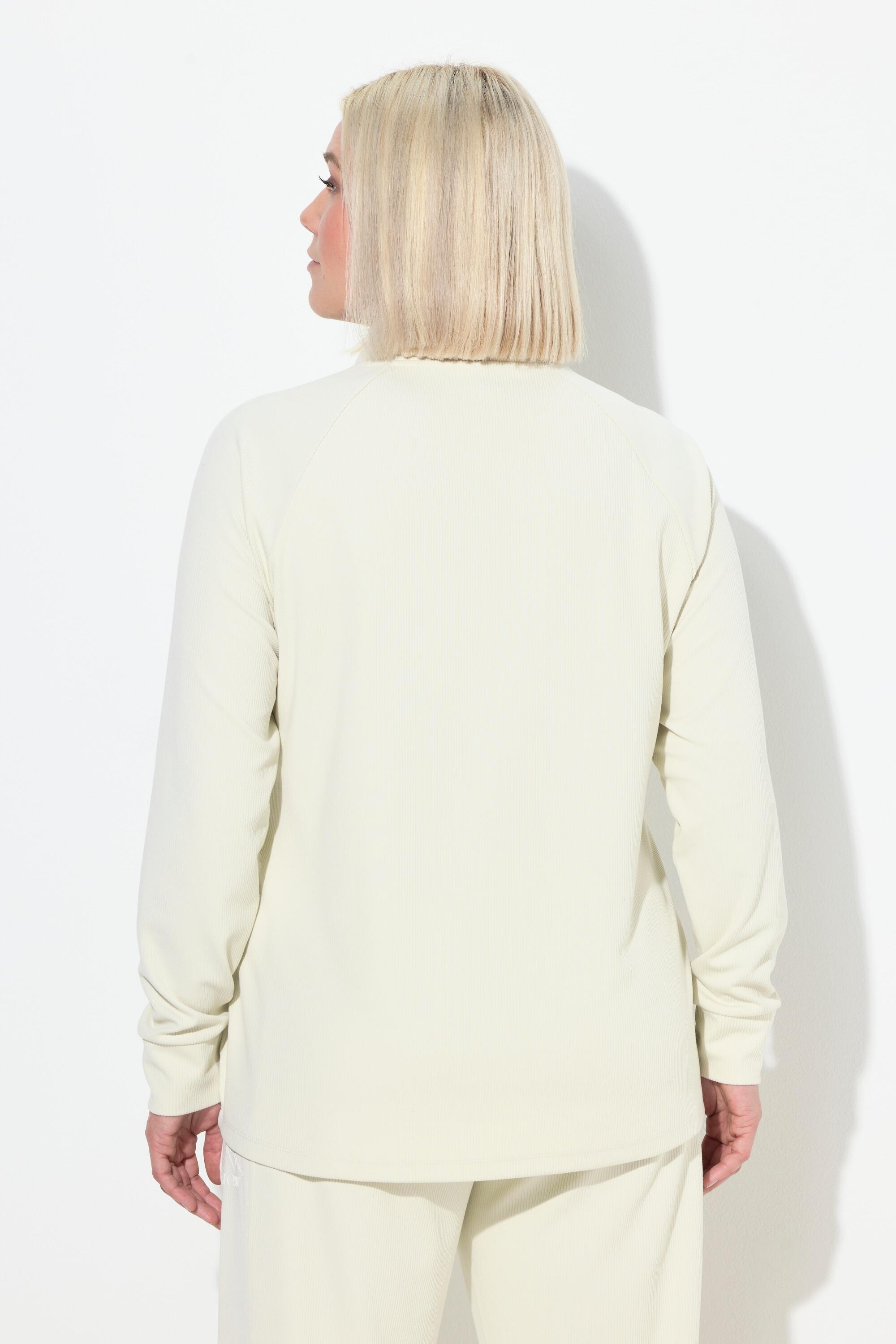 Femme Sweat-shirt avec col montant et manches longues avec passe-pouces intégrés 2/7