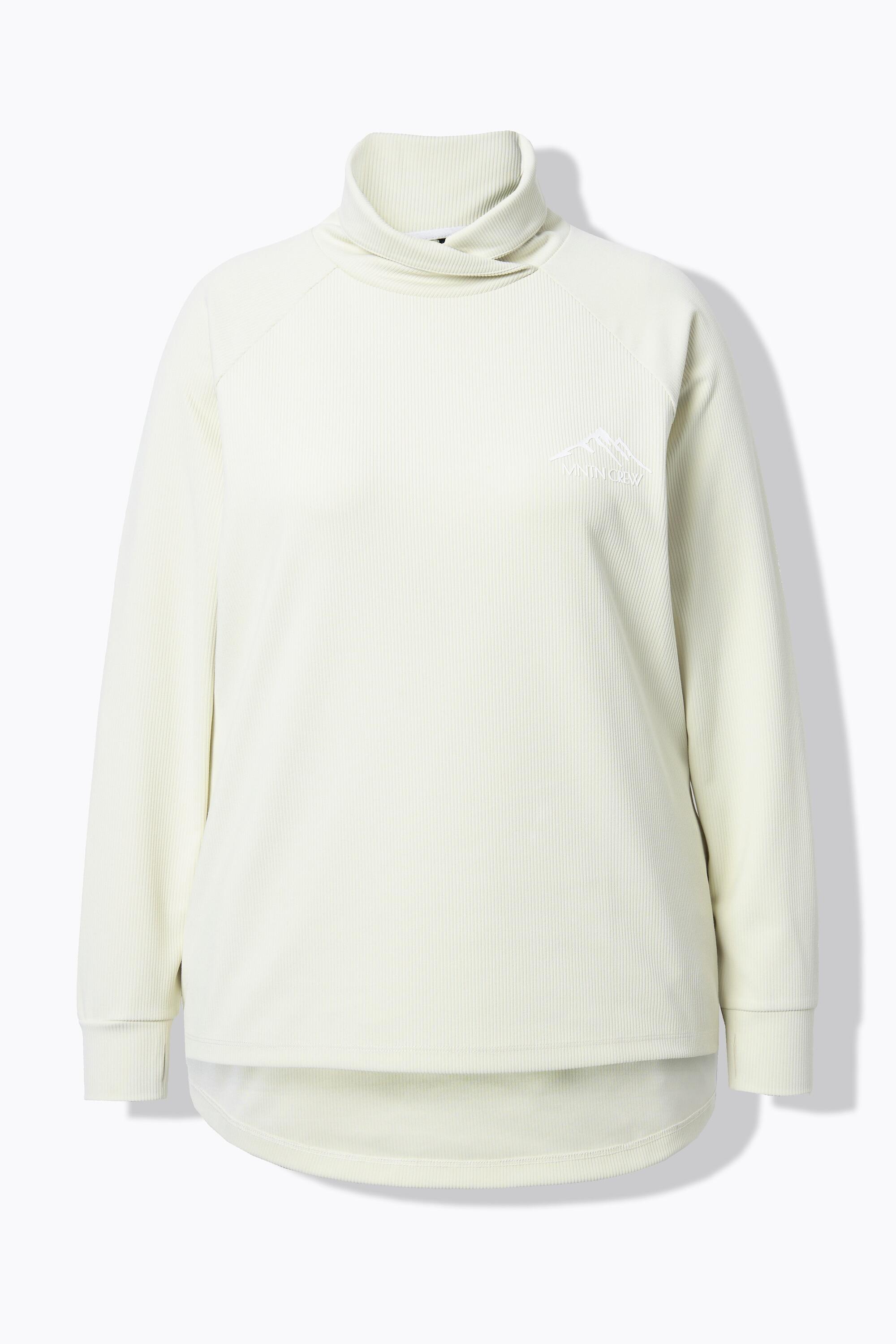 Femme Sweat-shirt avec col montant et manches longues avec passe-pouces intégrés 7/7