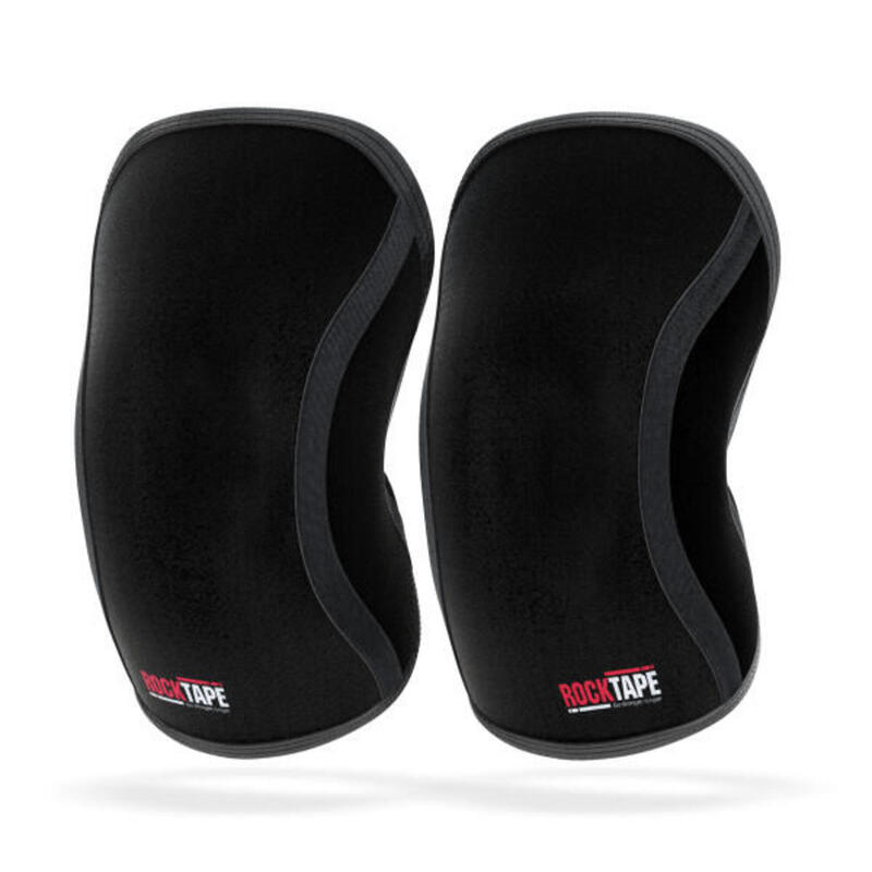 Joelheiras RockTape Assassins para cross training - 7mm - Preto