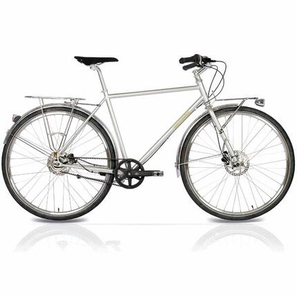 28" Vélo urbain homme STREET CrMo GATES CARBON DRIVE BELT Shimano 7 vitesses