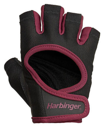 Gants de fitness Harbinger Power Stretchback pour femmes - Corail - L