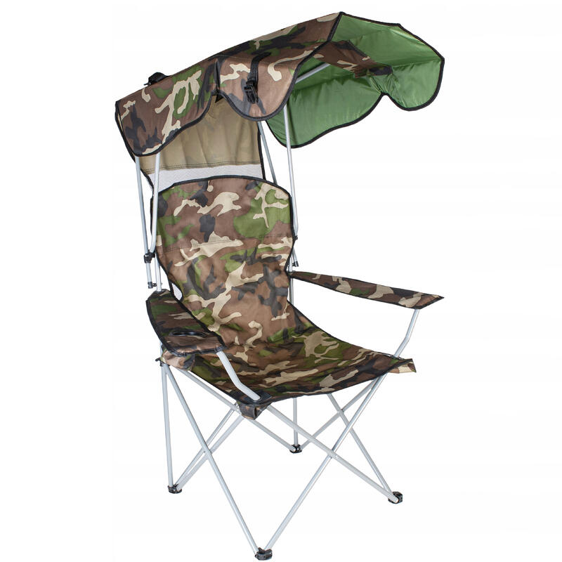 Scaun pliabil pentru pescuit, acoperis impotriva soarelui, 120 kg, 92x130 cm