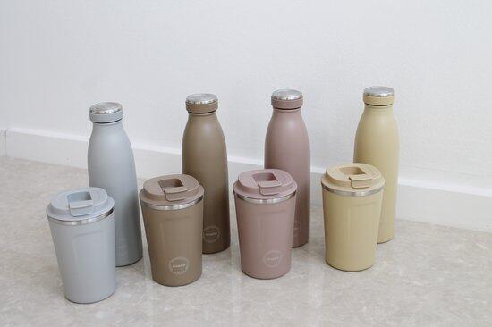 CUP2GO Becher 380ml Light Grey 6/7