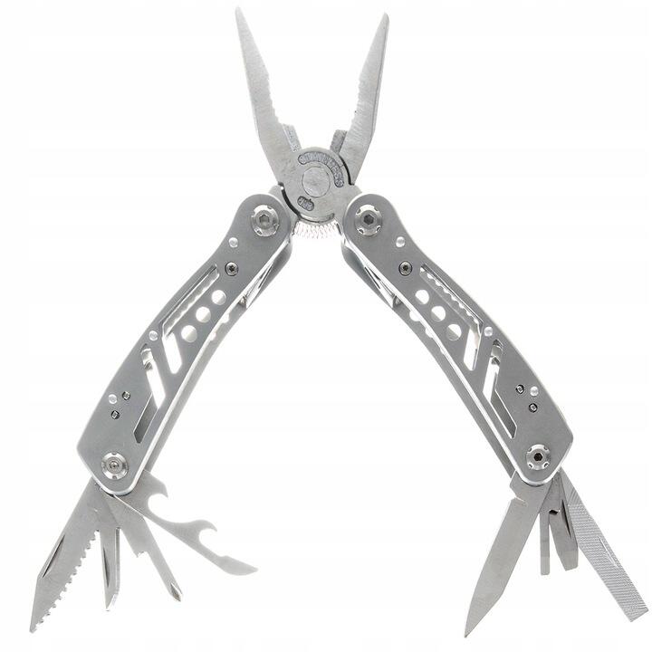 Briceag metalic, robust, 13 in 1, otel inoxidabil, 11 biti, husa depozitare