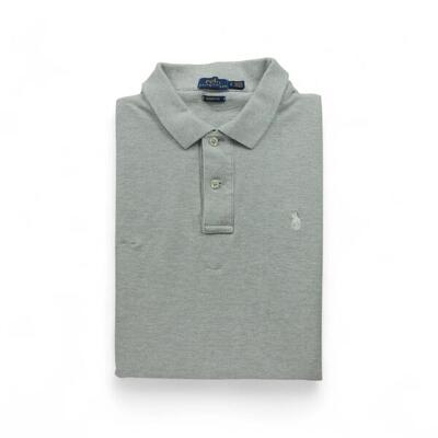 Tweedehands - korte mouw dames polo grijs - goede staat