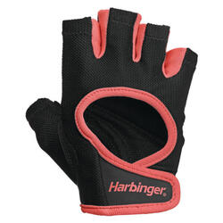 Gants de fitness Harbinger Power Stretchback pour femmes - Noir / Bleu - S