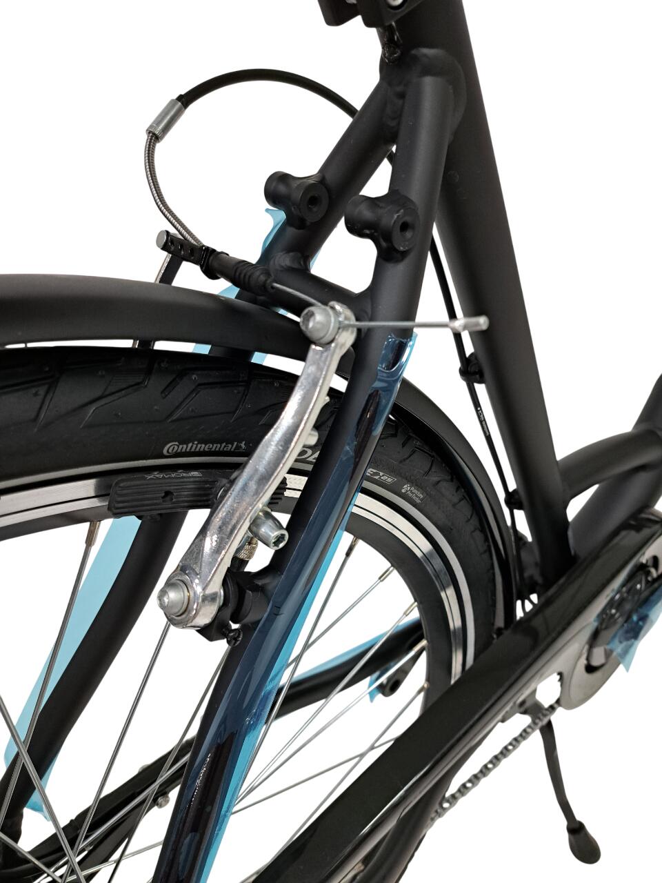 Bicicletta da città Kieler ricondizionata - 28 pollici, taglia M, grigio scuro 5/7