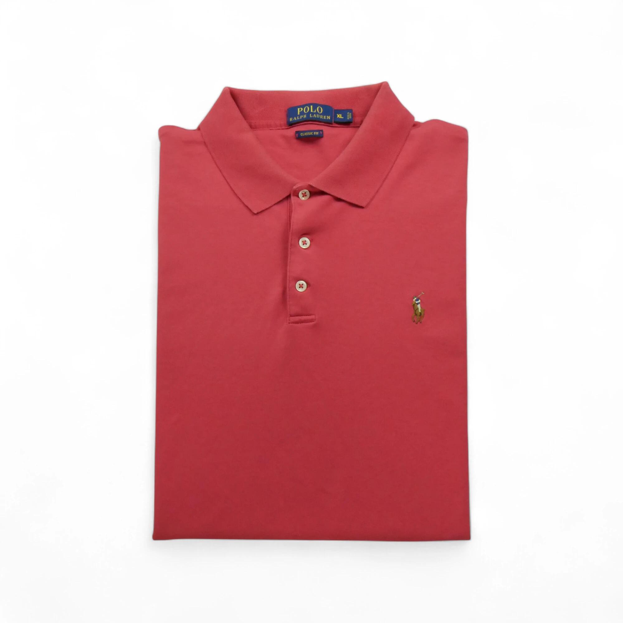 Ralph Lauren - Reconditionné - Polo Manches Courtes Homme Rouge - Bon État - Polo Manches Courtes - Rouge - Decathlon