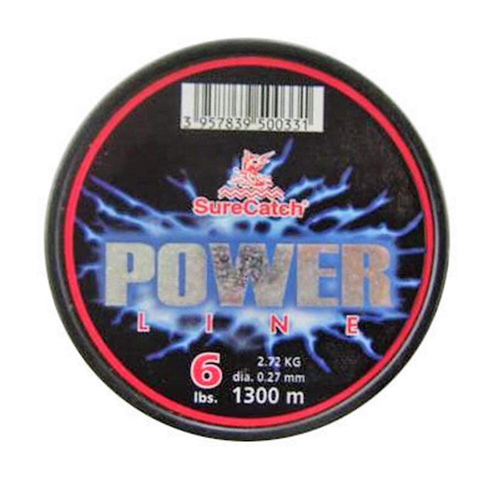 1300m Spool Of 6lb Blue Surecatch Power Line Mono Fishing Line