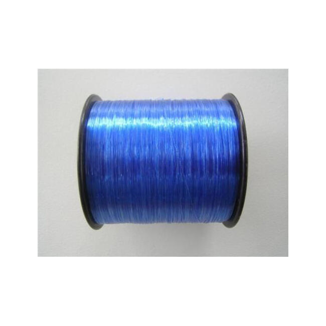 Blue monofilament fishing line spool