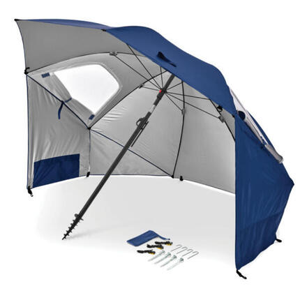 Parasol plage 2,4 m UPF50+ anti-UV protection vent – Sport-Brella Premier