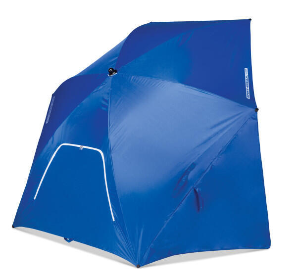 Parasol de plage UPF+50 diamètre 2,4m Bleu SPORTBRELLA Ultra SPORT BRELLA Decathlon