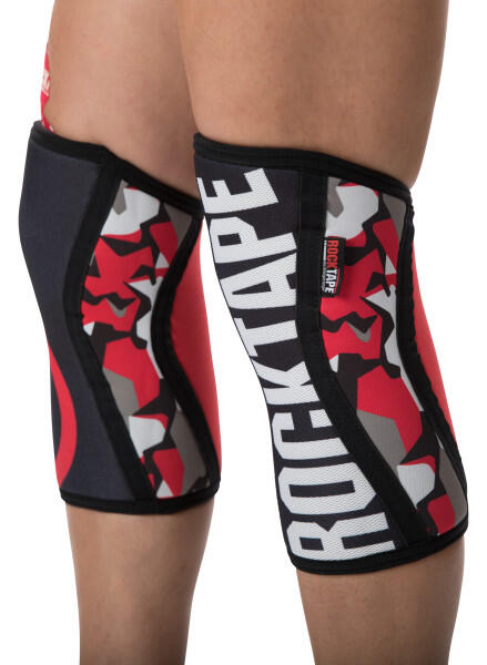 RockTape - Assassins Red Camo 7 mm-elleboogbeschermer L 4/5
