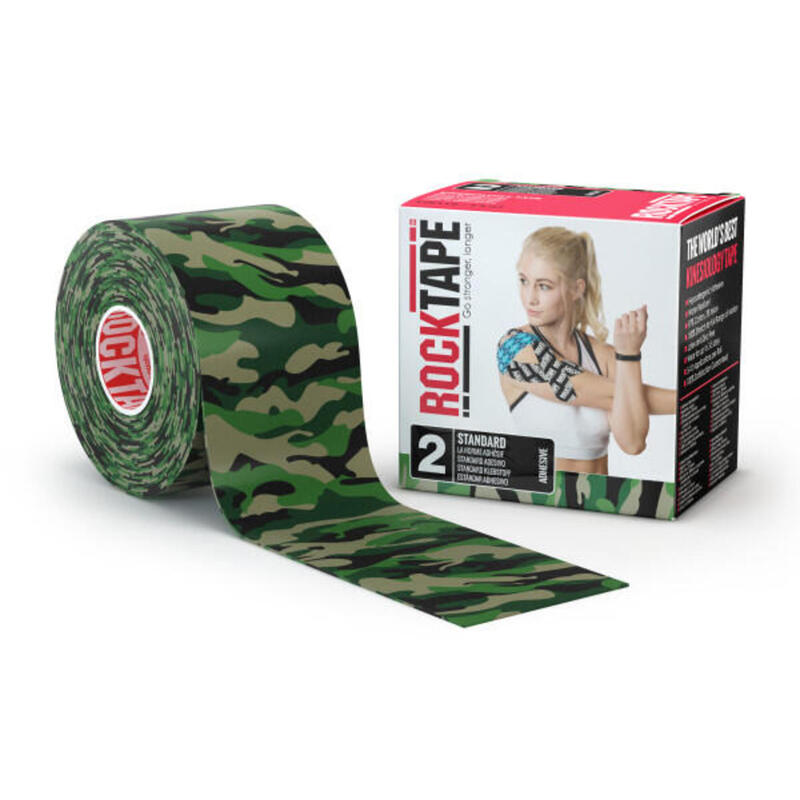 RockTape - (5cm x 5m) - Camouflage vert