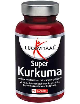 Lucovitaal kurkuma x-tra krachtig 90 capsules maxi pot