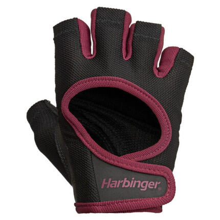 Gants de fitness Harbinger Power Stretchback pour femmes - Corail - L