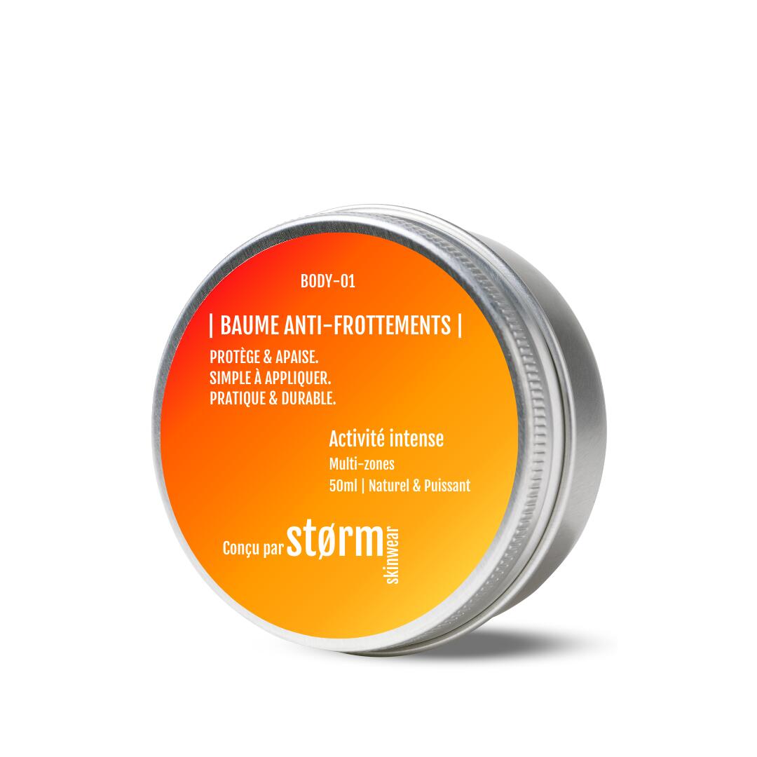 STORM SKINWEAR Bálsamo Anti‑Fricção – Proteção para Pele Sensível – Feito na França – 50 ml