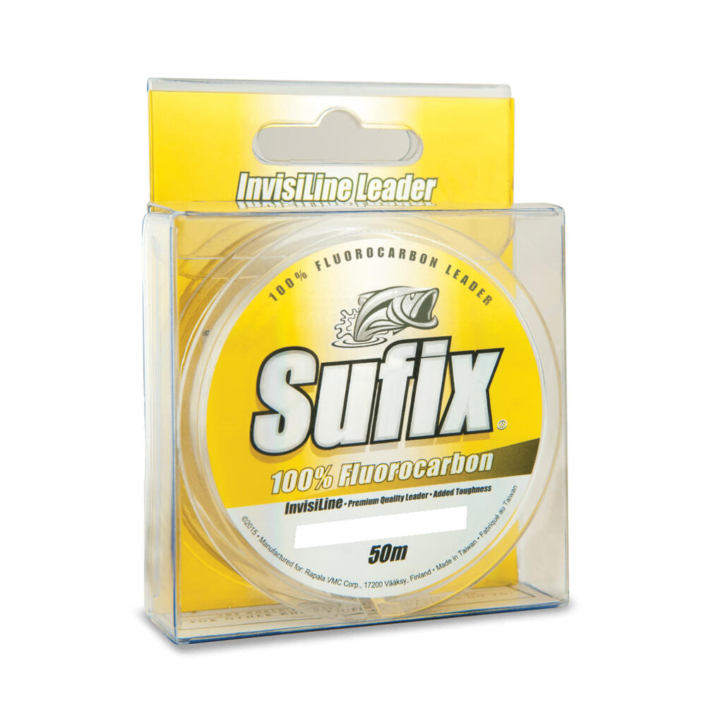 50m Spool of Sufix InvisiLine 100% Fluorocarbon Fishing Leader