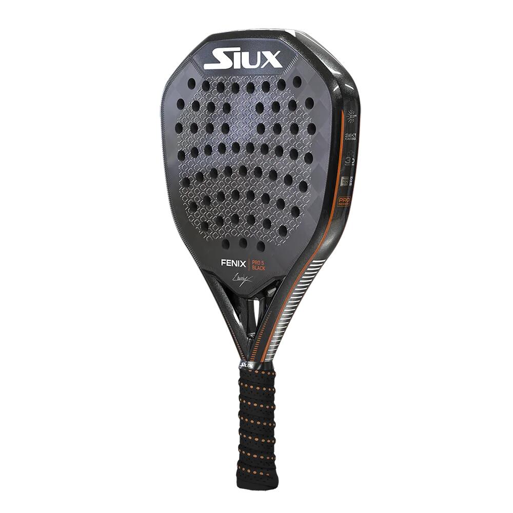 Siux - Racchetta da Padel Fenix Pro 5 Black professionale forma diamante 3/5