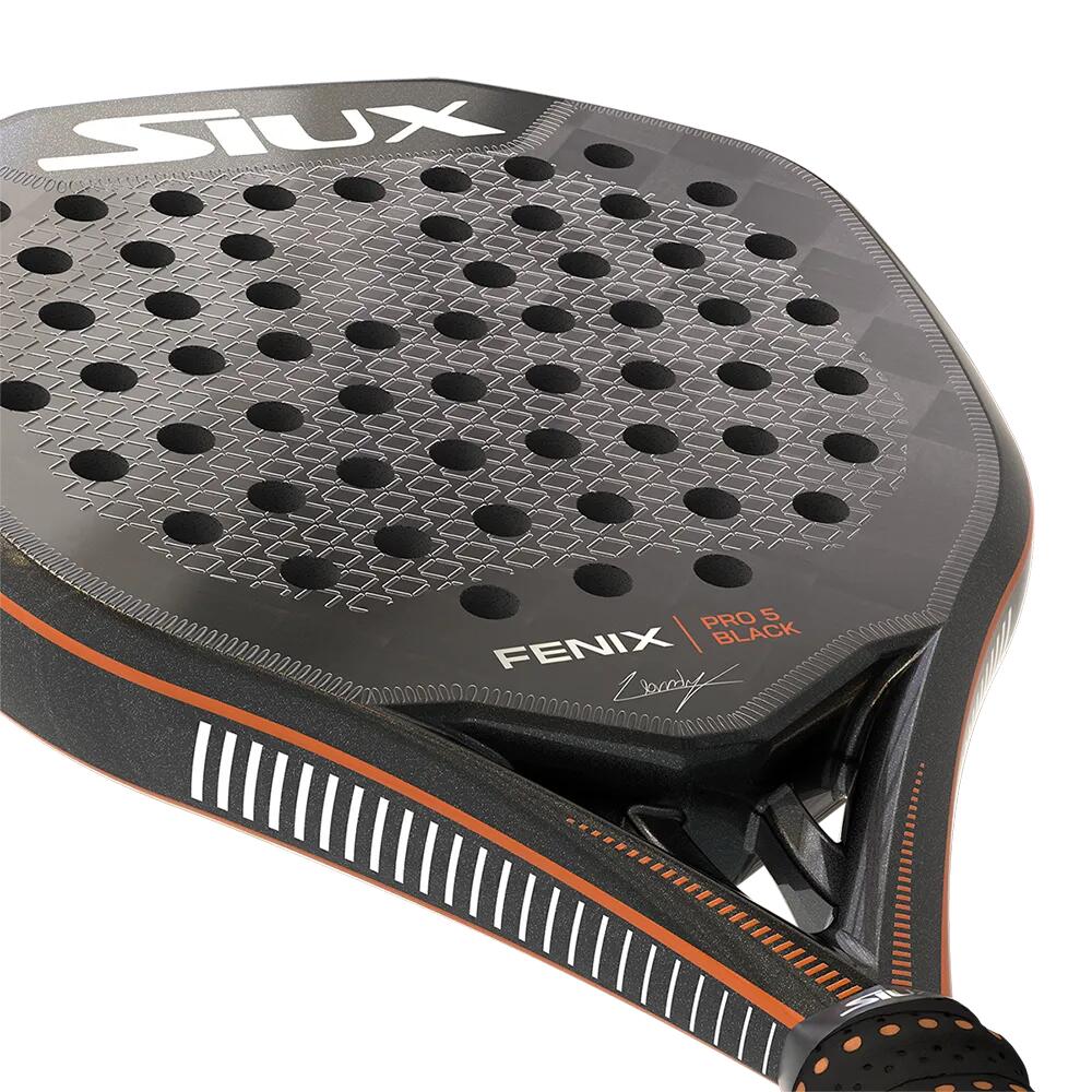 Siux - Racchetta da Padel Fenix Pro 5 Black professionale forma diamante 2/5