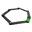 Antifurt bicicleta Luma Carpenter, Verde, 80 cm C4