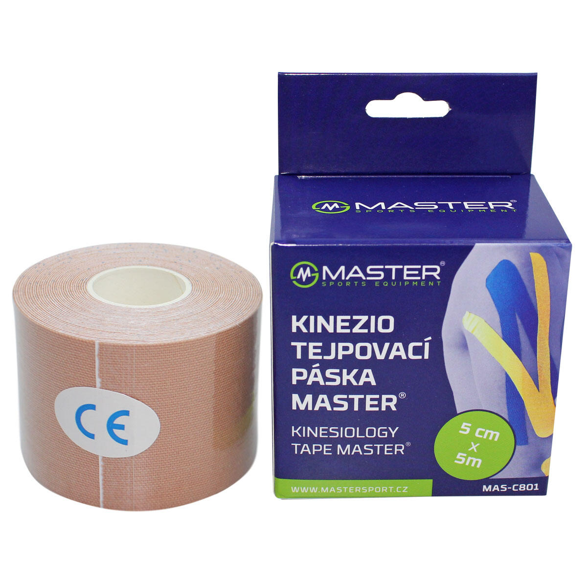 Kinezio tejpovací páska MASTER 5 cm x 5 m 2/2