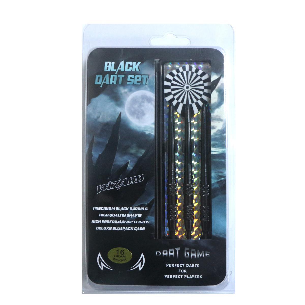 Darts MASTER Wizard Black Brass 3 Stück - weiche Spitze 16g 4/5