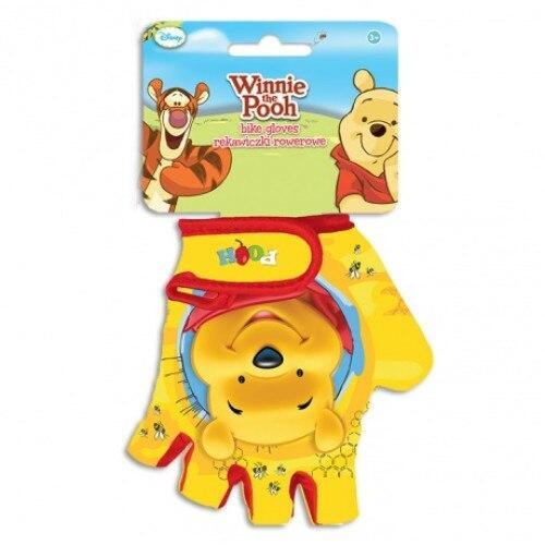 Jungen-Fahrradhandschuhe Winnie the Pooh, gelb 2/3